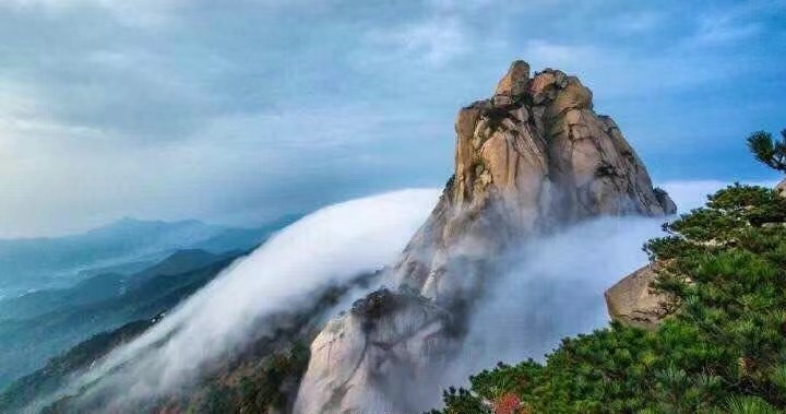 早安长宁湿冷天气上线注意及时添衣防雨