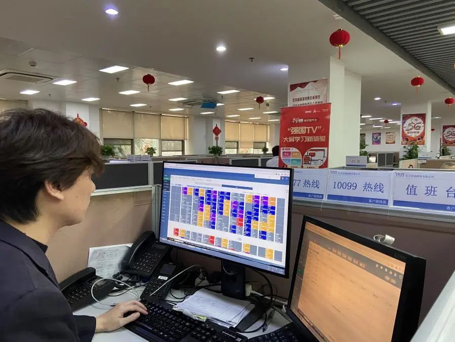 新春通信保障东方有线坚守广播电视安全播出保障第一线