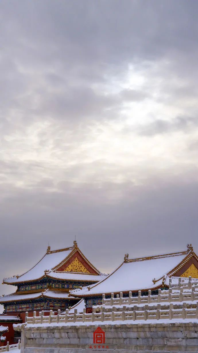 故宫雪景手机壁纸高清图片