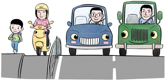 倡导慢行出行安全性及规范性,我市发布慢行交通标志标线设置技术指南,