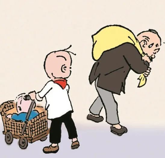 上海>文章详情>三毛帮助老爷爷推重物三毛帮助老爷爷撑伞张乐平曾说:"