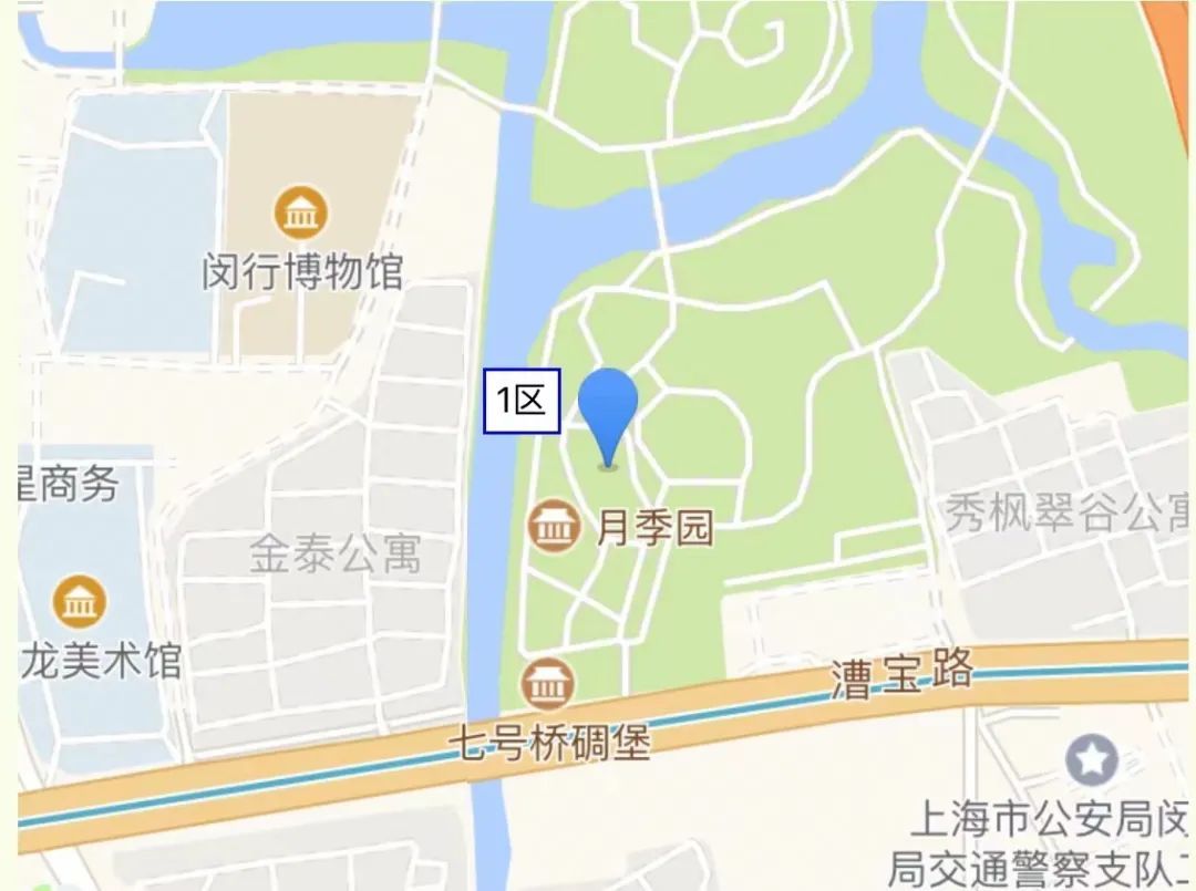 闵行公园平面图图片