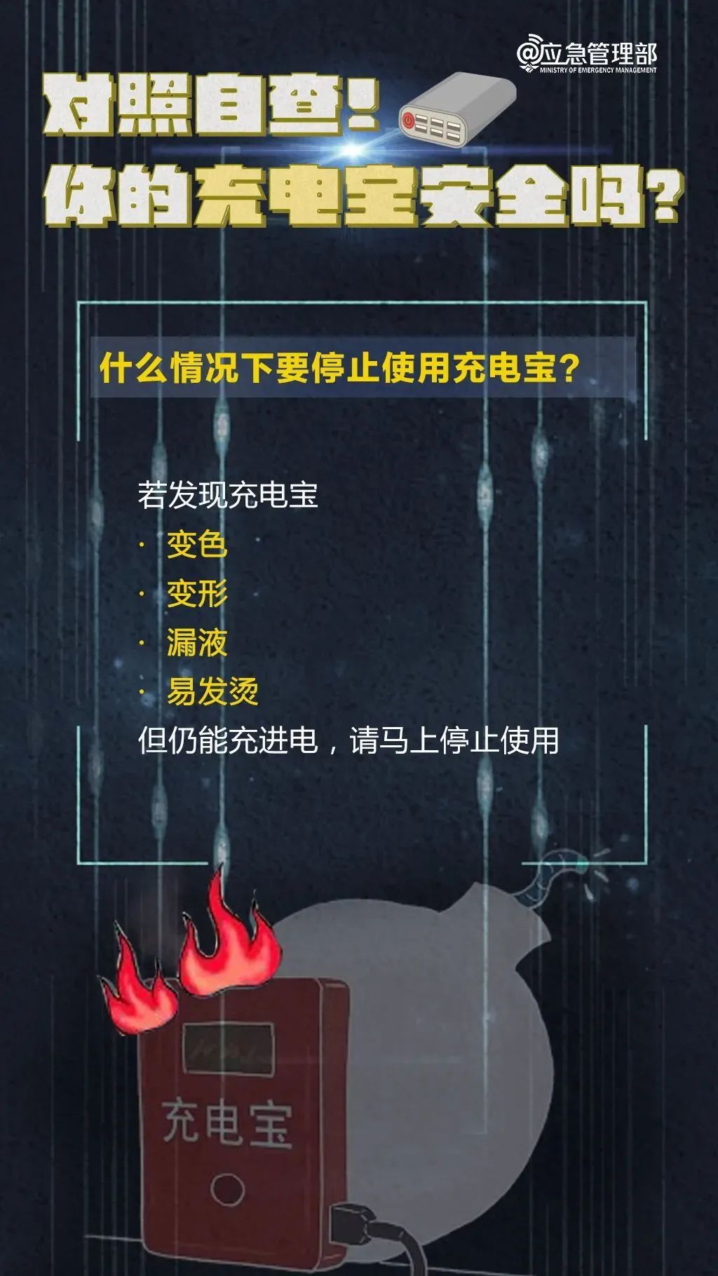 当心！这样的充电宝不能再用了！