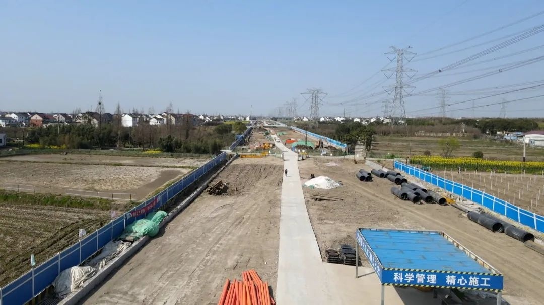 建成后将承载乐高乐园北部客流南枫公路新建工程最新进度