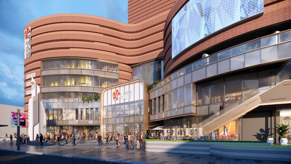 今雨荟位于北虹口凉城板块的核心地带,是原搜乐城项目升级改造而来.