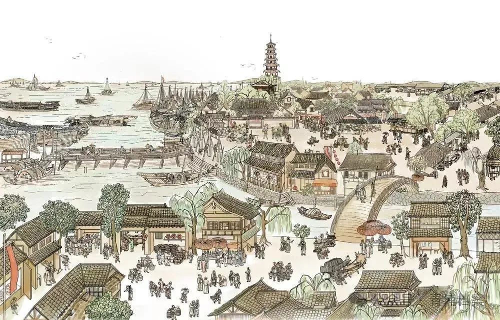 传承千年的璀璨古镇白鹤镇