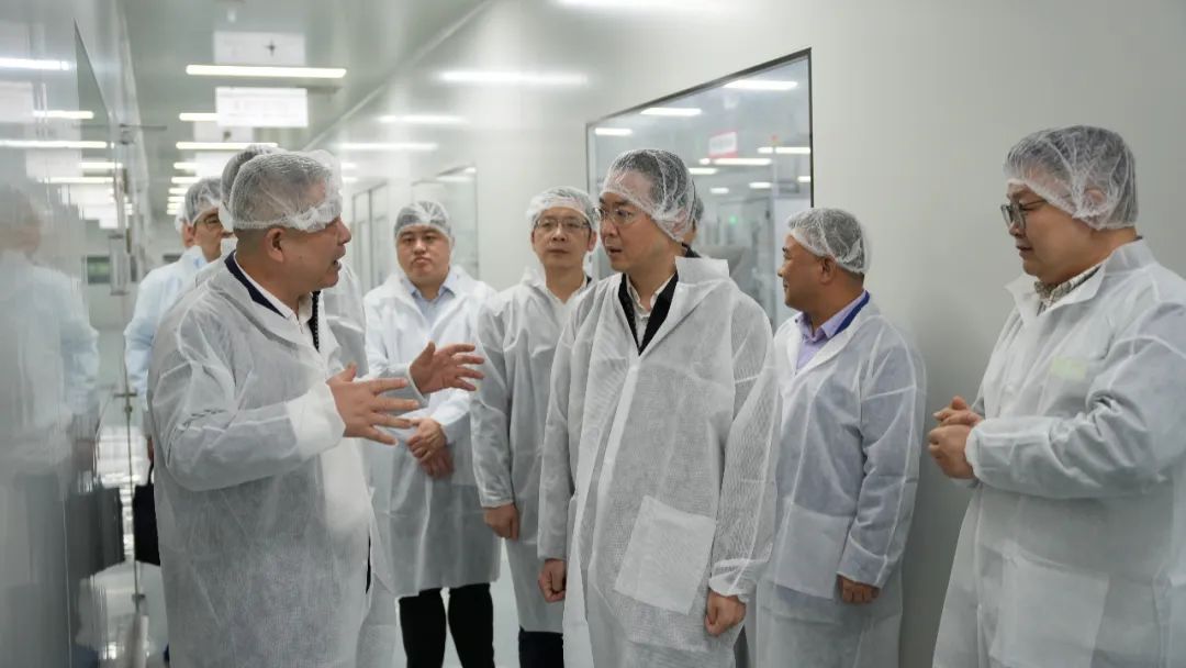 区领导专题调研东方美谷化妆品产业