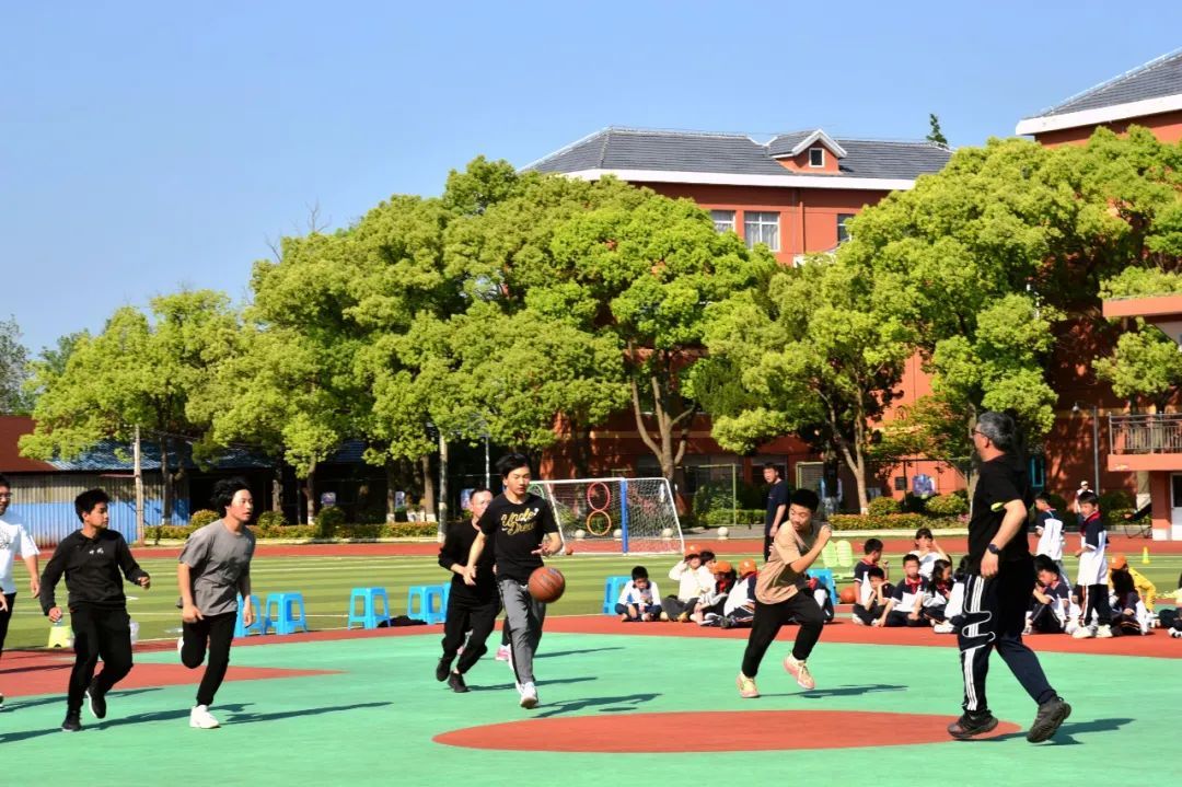 崇明四校联合春季运动会很会"玩"