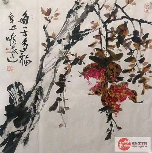 北京画家徐旷达居住枣庄冠世榴园专为画石榴