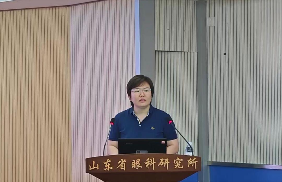 泰山学者青年专家张阳阳博士对医院优势学科"角膜病专业"的临床诊疗
