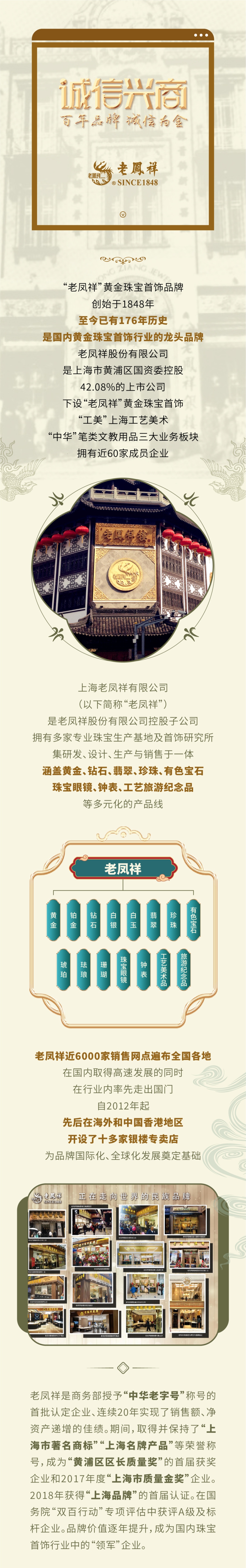 诚信兴商典型案例|上海老凤祥有限公司